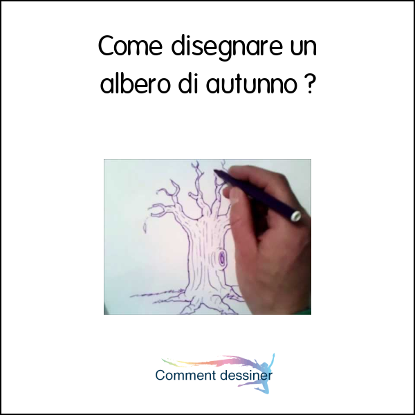 Come disegnare un albero di autunno